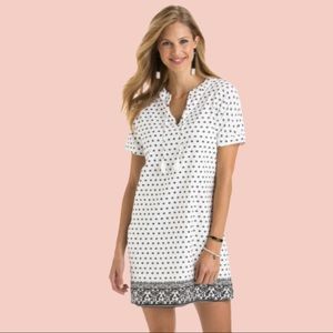 VINEYARD VINES FAN BORDER PRINT TUNIC DRESS